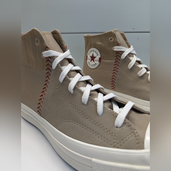 Converse Chuck 70 Crafted Mixed Material Nomad Khaki Hi-Top Sneakers Men’s 10.5 - Picture 3 of 10